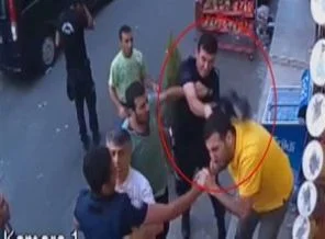 Dayakçı polis açığa alındı