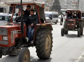 Diyarbakır'da çiftçilerden eylem