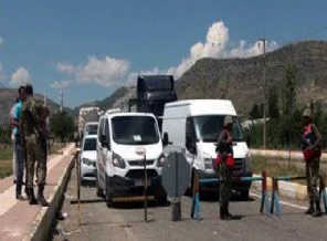 Diyarbakır karayolunda jandarma müdahalesi