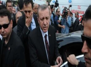 Erdoğan maden işçileriyle görüştü