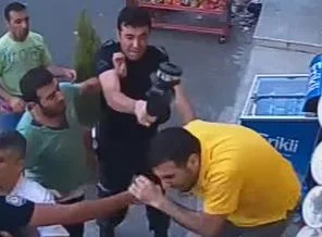 Esnaf döven polis açığa alındı