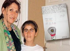 Küçük kızdan öğretmenlerini ağlatan mektup
