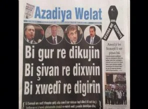 Kürtçe gazeteden hükümete Soma manşeti!
