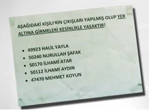 Madende dikkat çeken not