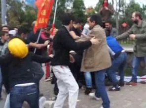 Şişli'de polisi linç ettiler