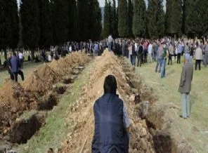 Soma'da defin işleminden kahreden hata