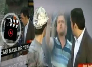 Soma'da yayın kestiren protesto