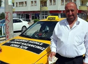Taksiciden Soma'ya duygulandıran yardım