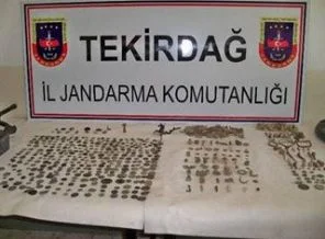 Tekirdağ'da tarihi eser operasyonu