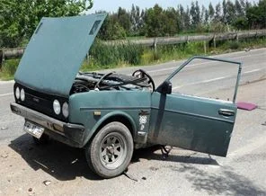 Trafik kazasında mucize kurtuluş