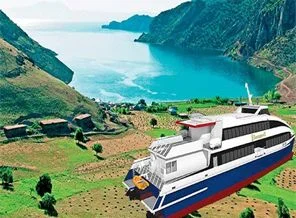 Van Gölü'ne deniz otobüsü