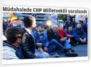 Zaman polise yumruk atan CHP'liyi görmedi