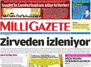 13 Haziran 2014 gazete manşetleri
