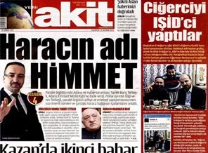 16 Haziran 2014 gazete manşetleri