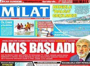 24 Haziran 2014 gazete manşetleri
