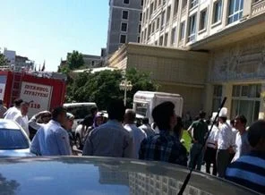 Aksaray'da otelde yangın paniği