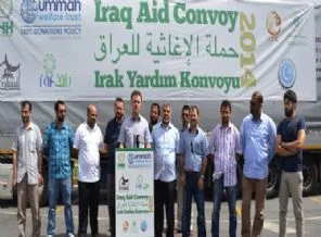 İHH'dan Iraklı mültecilere 20 yardım tırı