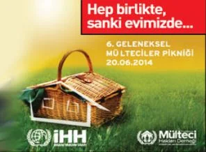 Mülteciler piknikte buluşuyor