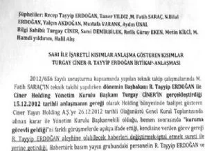 O belge ortaya çıktı!