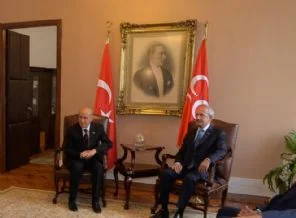 Paylaşım rekoru kıran fotoğraf: Bahçeli-Kılıçdaroğlu