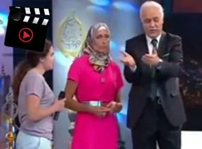 Canlı yayında Müslüman oldu
