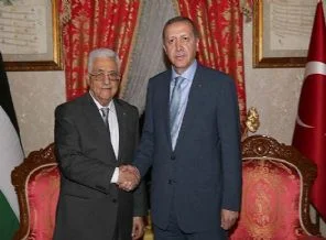 Erdoğan Abbas ile bir araya geldi