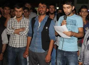 'Gençler kan davası istemiyor' eylemi
