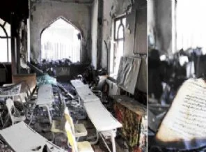 İstanbul'da cami yaktılar