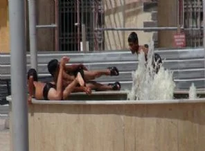 Kilis'te çocukların tehlikeli oyunu