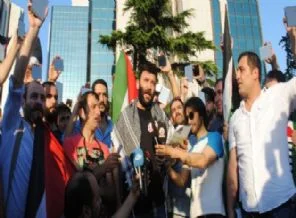 Sanatçılardan İsrail vahşetine karşı eylem