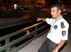 Sulama kanalına düşen kız kurtarıldı