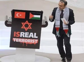 TBMM Genel Kurulu'nda İsrail protestosu