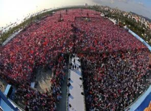 Başbakan Erdoğan mahşeri kalabalığa seslendi -Foto Galeri