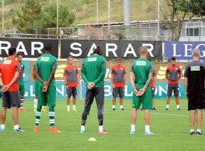 Bursaspor'da Seba için saygı duruşu