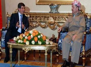 Davutoğlu Barzani ile görüştü