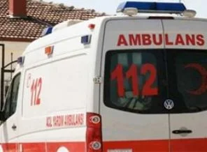 Düğün salonu önünde şok kaza!