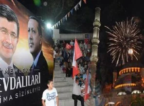 Konya'da Davutoğlu coşkusu