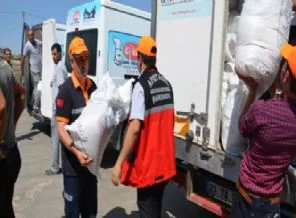 Şanlıurfa'ya sığınan Yezidilere yardım