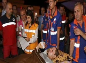 17 yaralı Filistinli İzmir'de