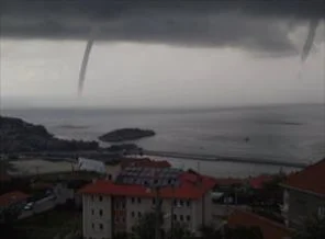 Amasra'da hortum paniği