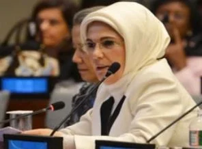 Emine Erdoğan, BM'de konuştu