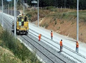 Yüksek Hızlı Tren inşaatında yangın