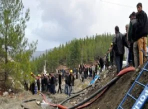 AHTAPOT 350 metreden su tahliyesine başladı