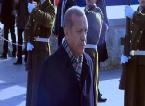 Erdoğan Bağımsızlık Savaşı Anıtını ziyaret etti