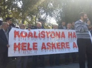 İHH Ankara: Koalisyona hayır, askere asla...