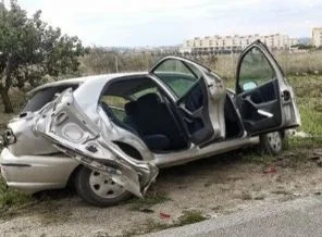 Kaçan dana zincirleme kazaya neden oldu