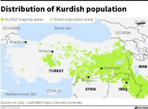 Kürt haritası yayınlandı