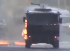 Olaylarda TOMA alev aldı