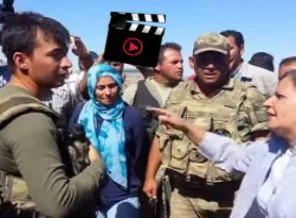 Özel Kışanak'la tartışan üsteğmeni alnından öptü