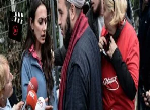 Validebağ'da sarıklı cübbeli gazeteciye hakaret